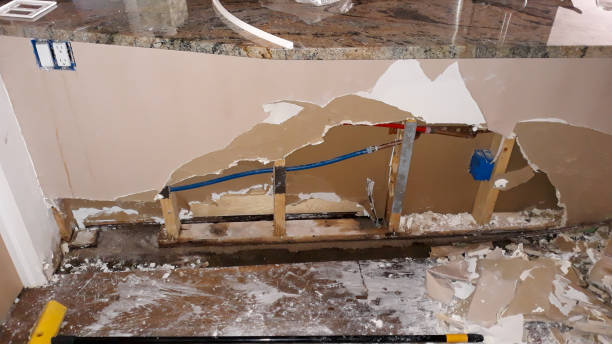 Sewage cleanup and water damage restoration in Crosby, ND